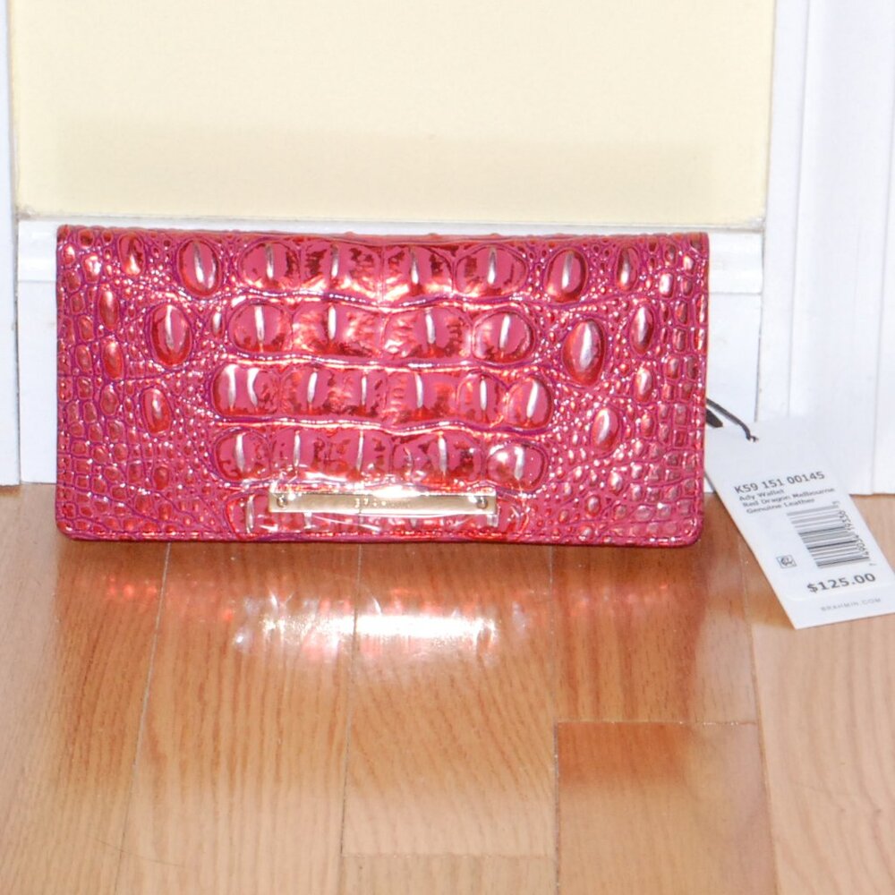 NWT - Brahmin Ady Red Dragon Melbourne wallet